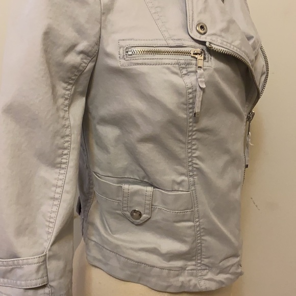 Juicy Couture Light Gray Utility Jacket, Small - Picture 6 of 13